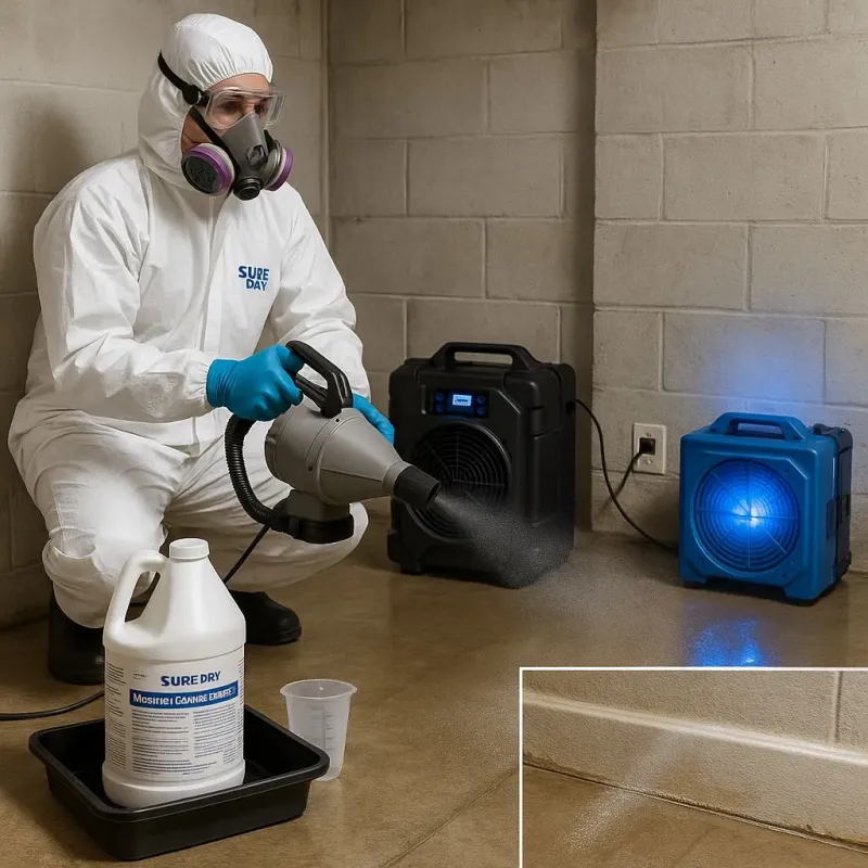 Sanitization and Odor Removal process in New Middletown, OH