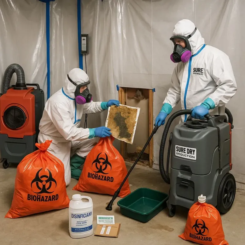 Contaminated Water Handling Protocols process in New Middletown, OH